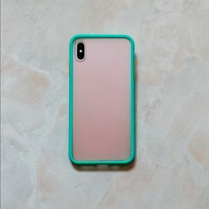 Silicone bumper xs max case